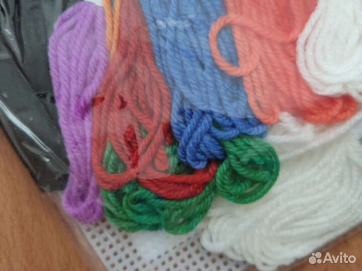 Набор для вышивки, подстаканники, пластик. канва