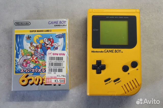 Game Boy DMG-01 + Super Mario Land 2