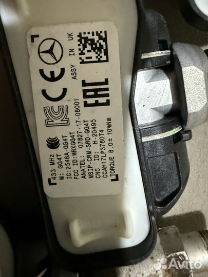 Датчики давления в шинах mercedes