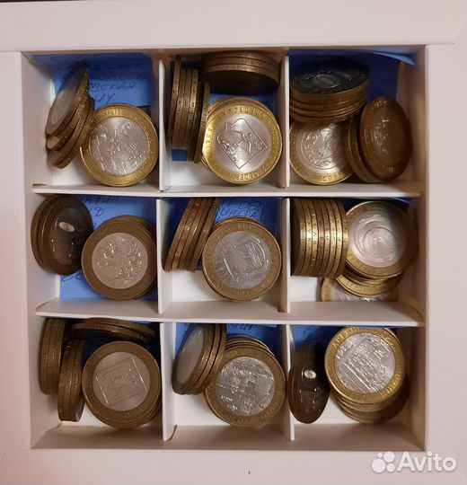 Юбилейные монеты 10 рублей биметалл