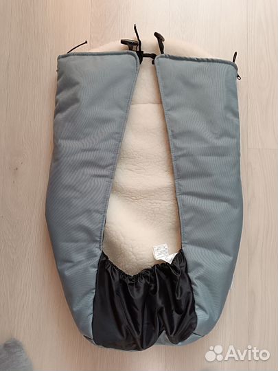 Накидка утепленная на коляску санки