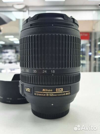 Nikon 18-105mm f/3.5-5.6G AF-S VR Комиссионный