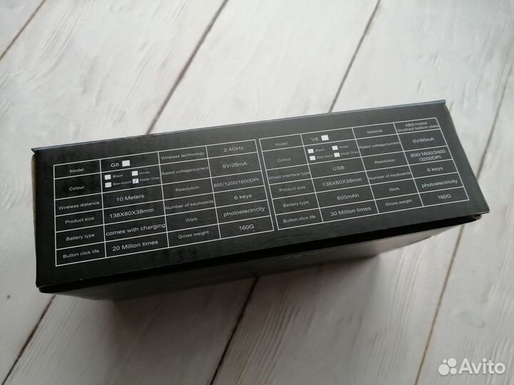 Беспроводная игровая мышь 2.4 G, новая