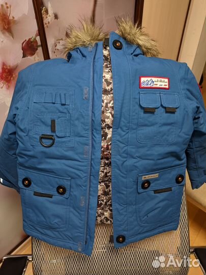 Детский супер-теплый пуховик