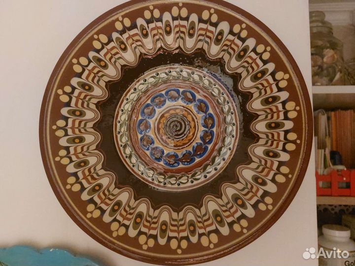 Тарелка на стену декоративная, диаметр 25 см