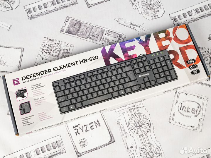 Клавиатуры Defender Element HB-520