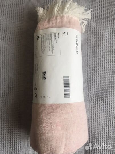 Плед лен IKEA