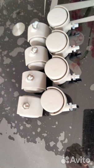 Колесики мебельные в ассортименте новые 4 шт