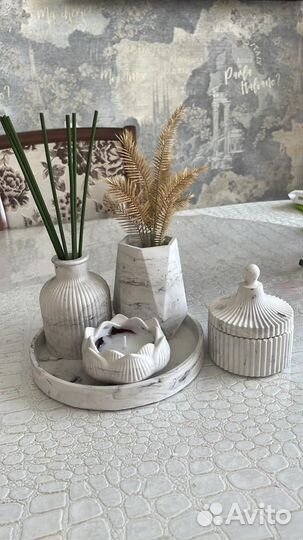 Капшо из гипса. Подарочные наборы.Ручная работа