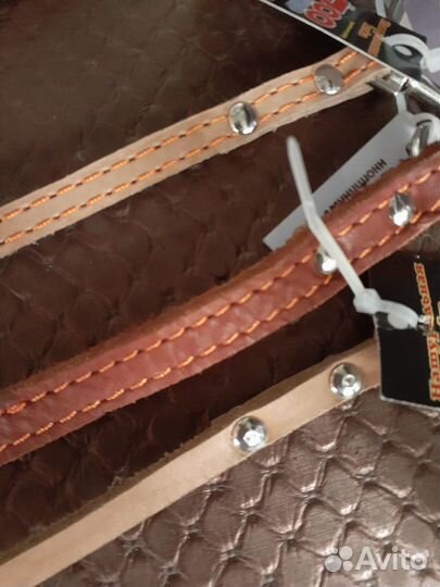 Поводки нат.кожа