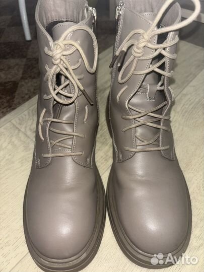 Ботинки женские кожаные