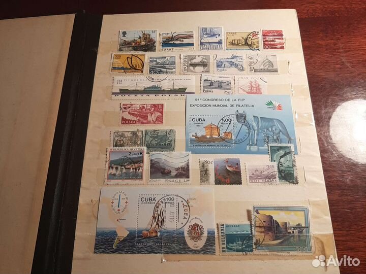 Альбом с марками тема механника