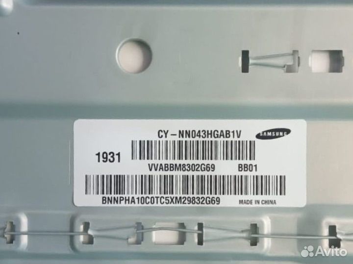 Телевизор samsung UE43RU7170U по запчастям