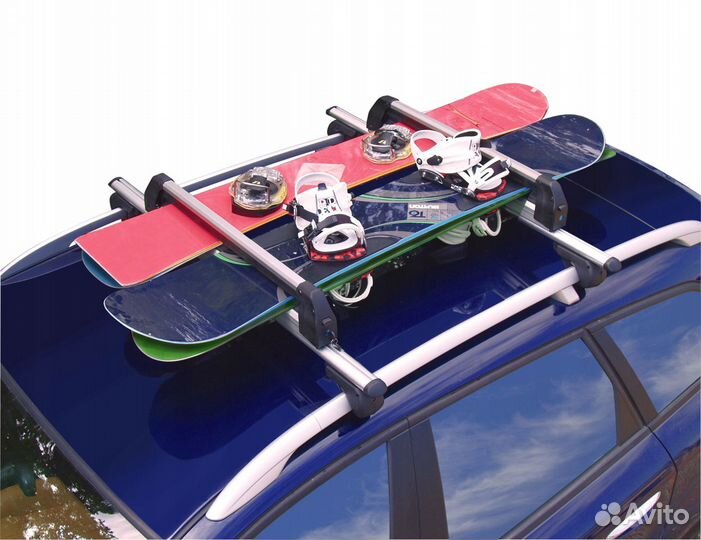Лыжные крепления на багажник автомобиля