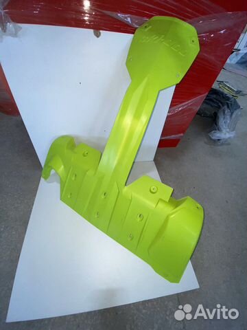 860201145 Защита днища зеленая Ski-doo REV-XM