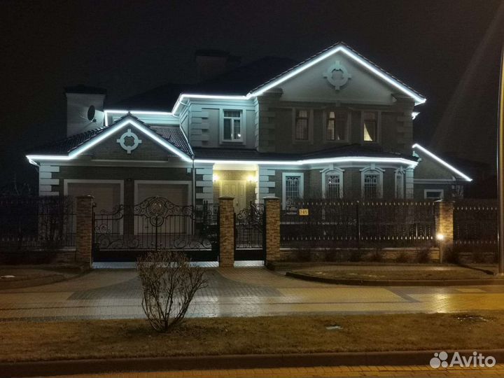 Подсветка фасада