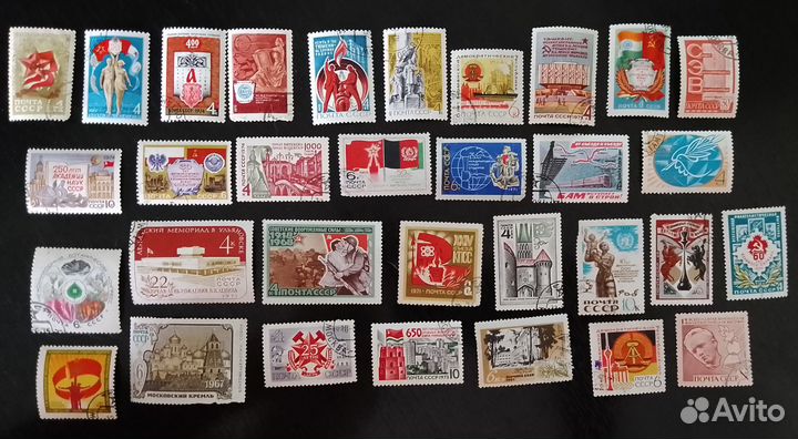 Почтовые марки времен СССР