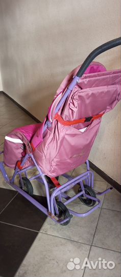 Детские санки коляска бу