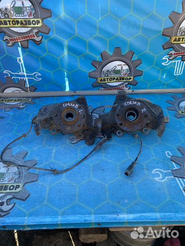 Кулак поворотный левый, опель корса д