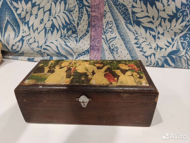 Шкатулка винтаж дети
