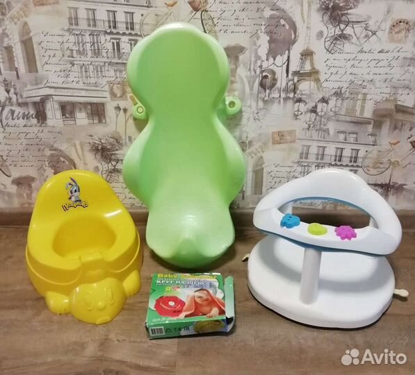 Горка для купания, горшок, круг