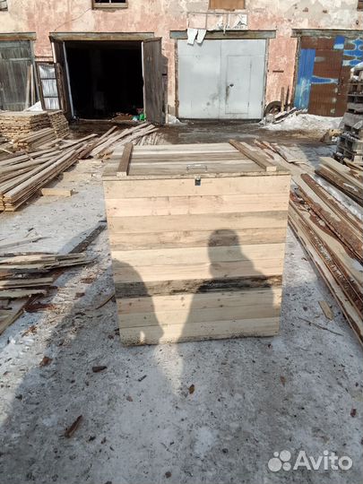 Ящик деревянный, изделия из дерева