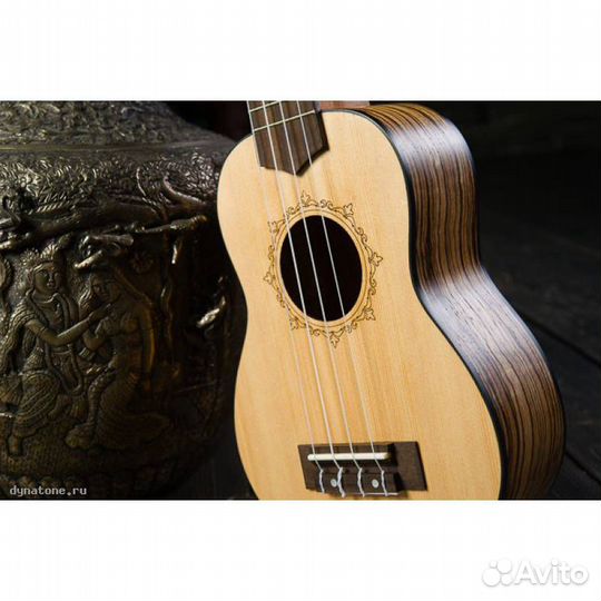 Укулеле сопрано с чехлом Flight DUS320 SP/ZEB