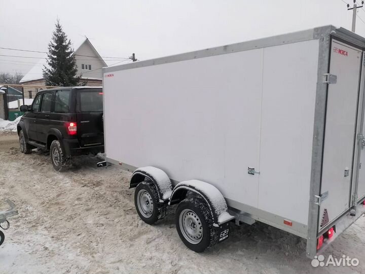 Прицеп фургон 2 оси, распашные двери. Рассрочка