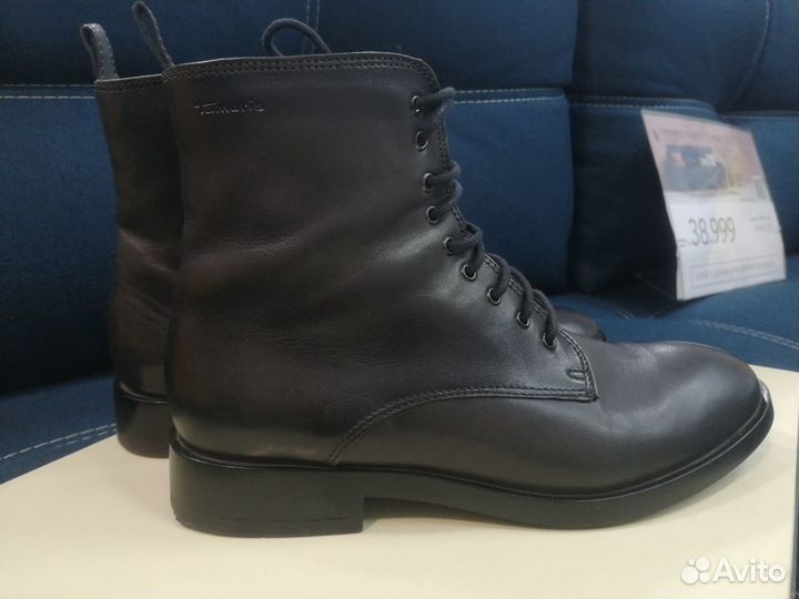 Ботинки женские 38 размера кожаные новые