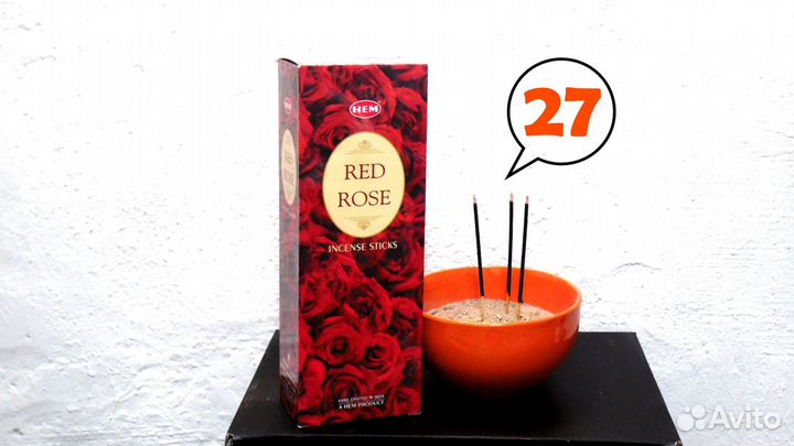 Ароматические палочки с ароматом Красная Роза