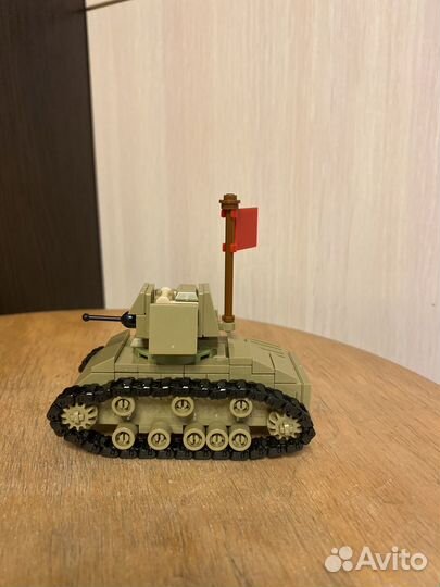 Lego танк т-70 советский танк периода ВОВ