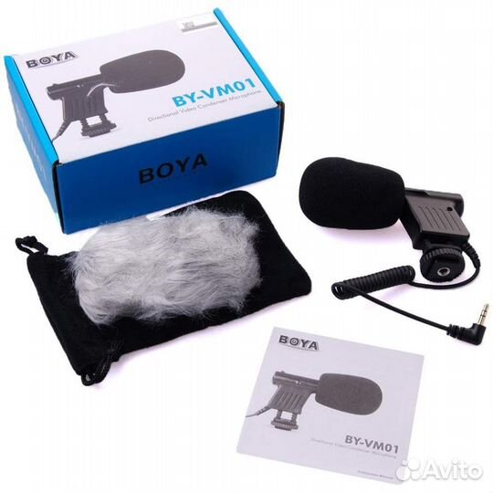 Микрофон однонаправленный моно Boya BY-VM01