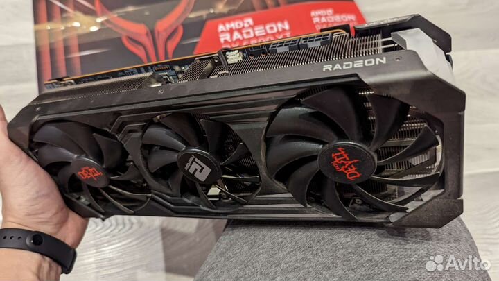 Видеокарта rx6800xt power color RED davil