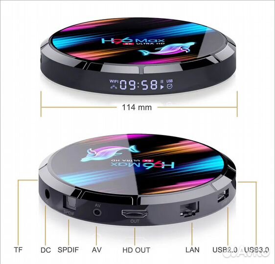 Тв Бокс H96 Max X3 Amlogic новый ATV Ugoos