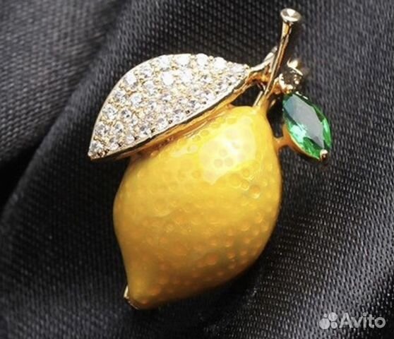 Брошь Лимон