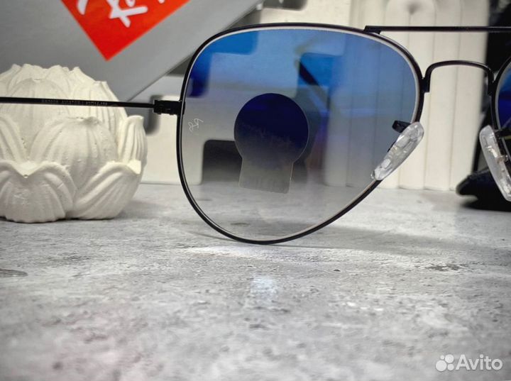 Очки Ray Ban Aviator синие