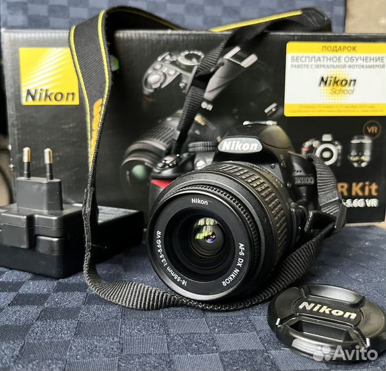 Зеркальный фотоаппарат nikon d3100