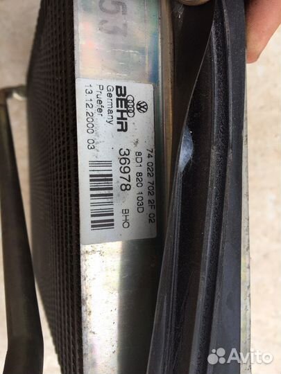 740227022F02 радиатор кондиционера passat b5