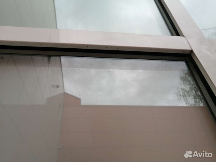 Оконный алюминиевый пролёт
