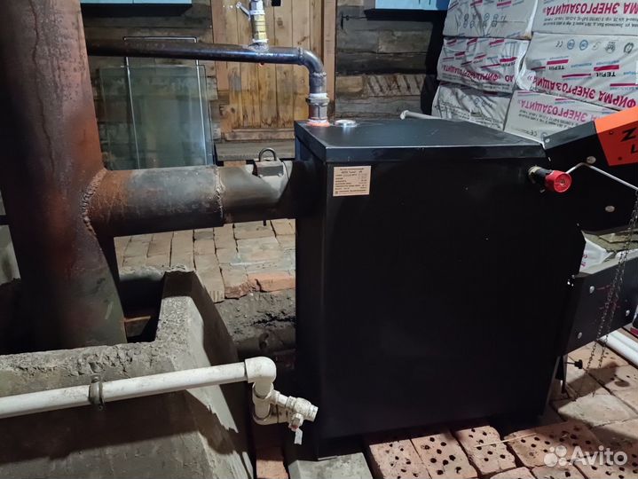 Твердотопливный котел зота бу