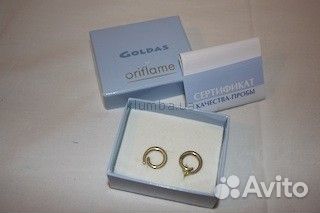Серьги goldas