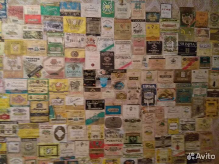 Коллекция винных этикеток