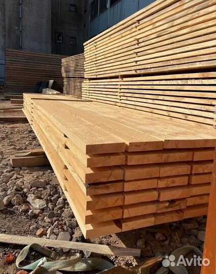 Доска обрезная 50х200х6000мм от производителя