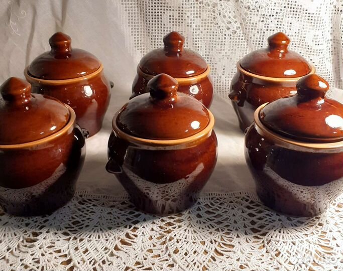 Набор горшочков для запекания СССР