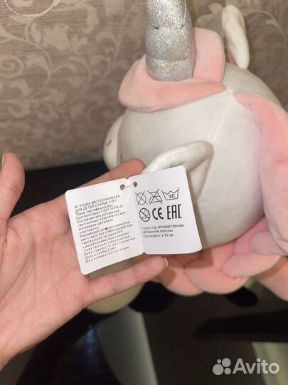 Мягкая игрушка единорог новая