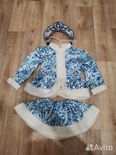 Костюм снегурочки для девочки