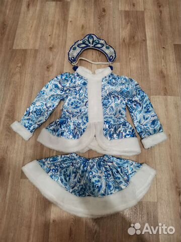 Костюм снегурочки для девочки