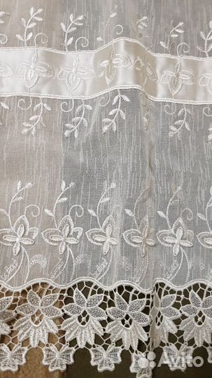 Штора тюль на кухню