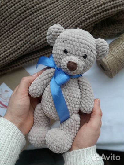 Вязаный Мишка ручная работа подарки