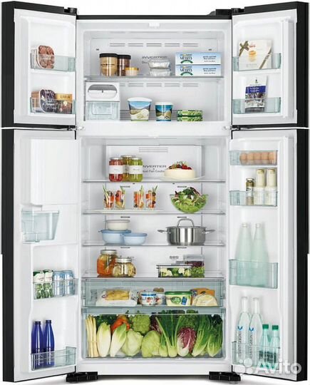 Холодильник hitachi R-W 660 PUC7 GBK